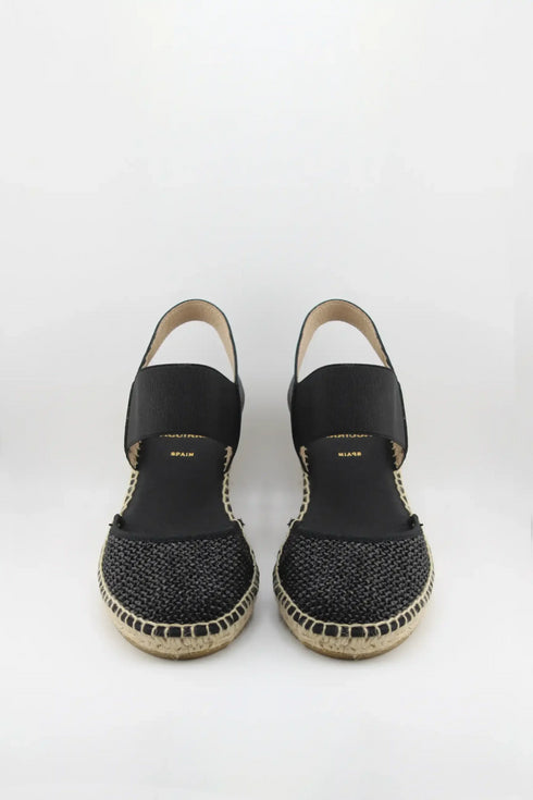 Juncal Aguirre Glitter Espadrille Wedge